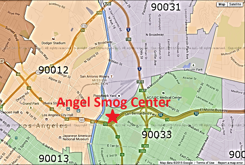 Zip Code Map Los Angeles 90048 - Map Of Counties Around London